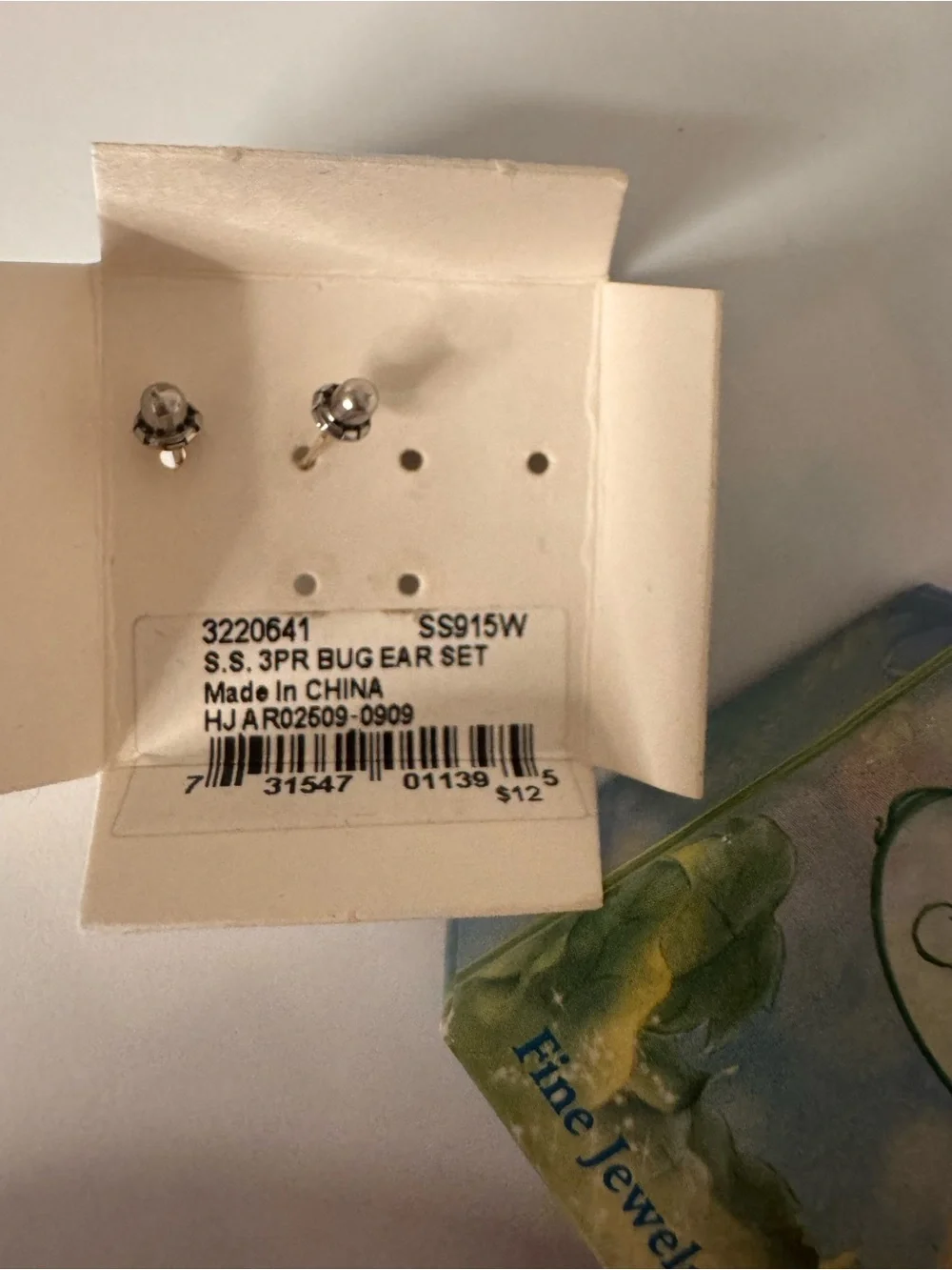 Kids Sterling Silver Ladybug Stud Earrings - Red 2 pair
